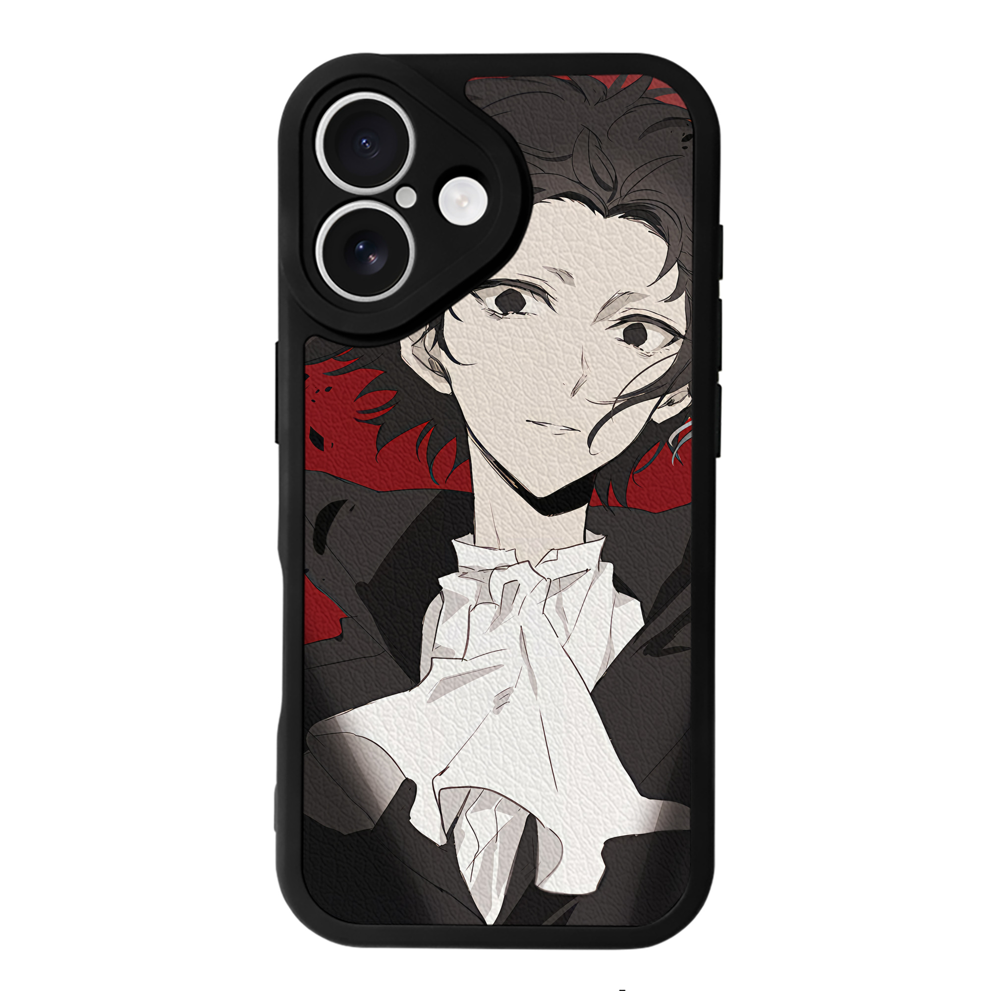 （画像用） 文豪ストレイドッグス Bungo Stray Dogs 【iPhone 16シリーズ対応】シリコンスマホケース（レザー調） 材質：シリコン